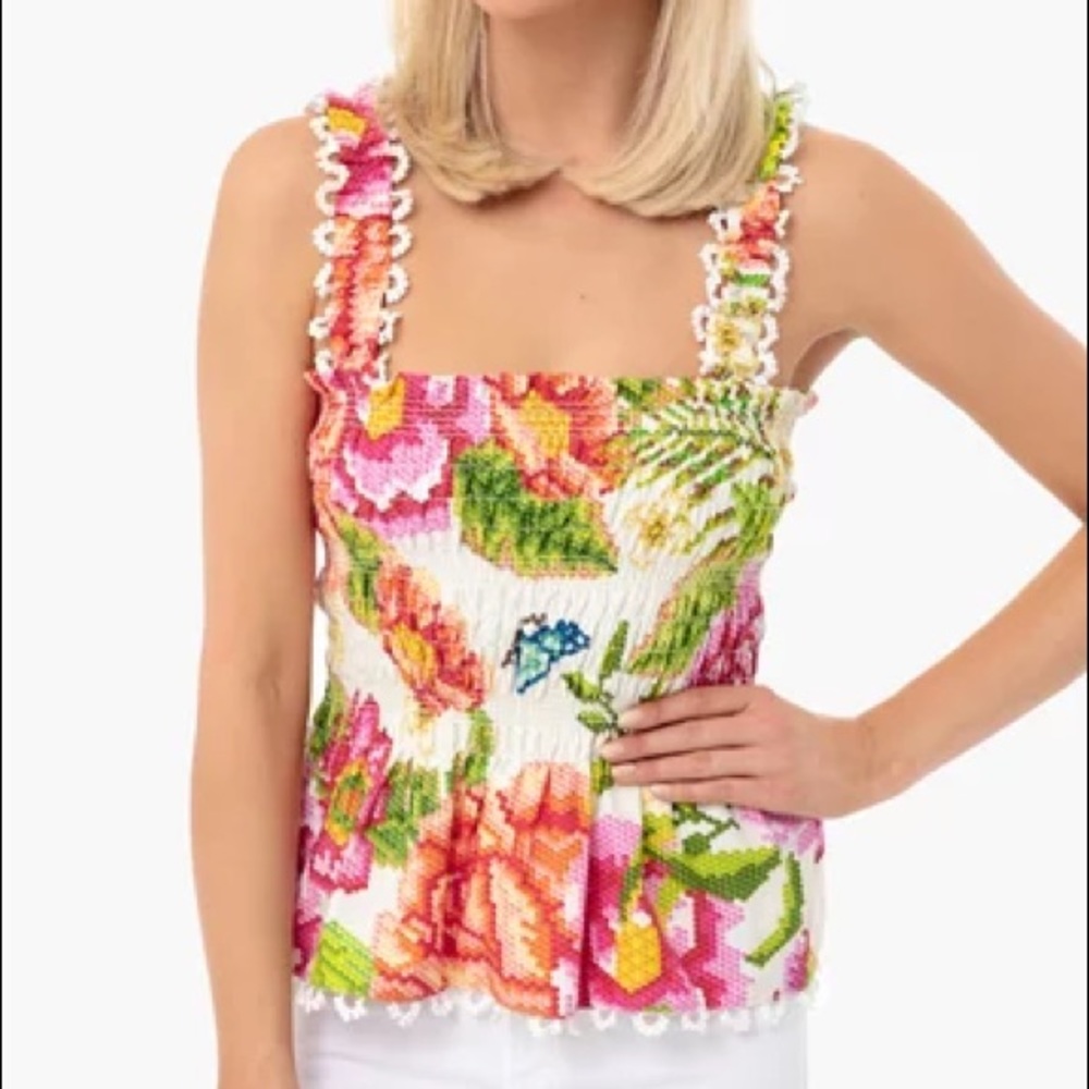 Farm Rio vintage floral cami